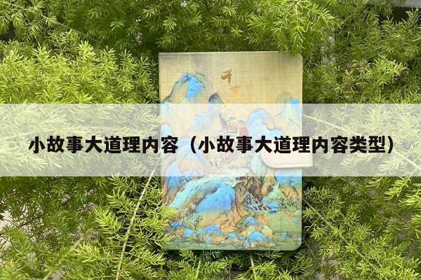 小故事大道理内容（小故事大道理内容类型）