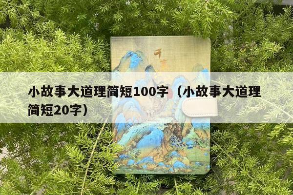 小故事大道理简短100字（小故事大道理 简短20字）