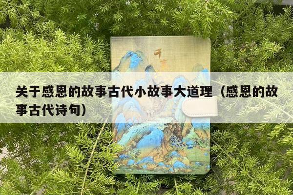 关于感恩的故事古代小故事大道理（感恩的故事古代诗句）
