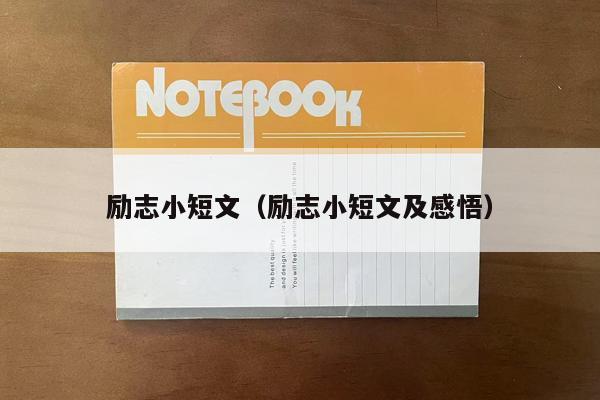 励志小短文（励志小短文及感悟）