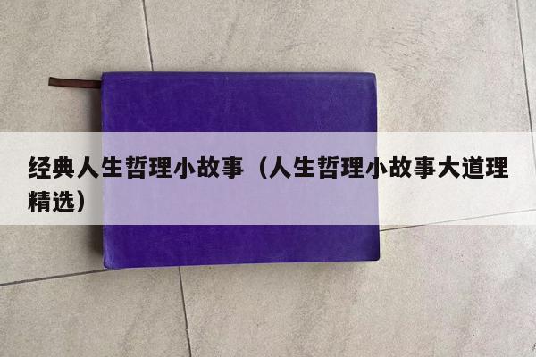 经典人生哲理小故事（人生哲理小故事大道理精选）