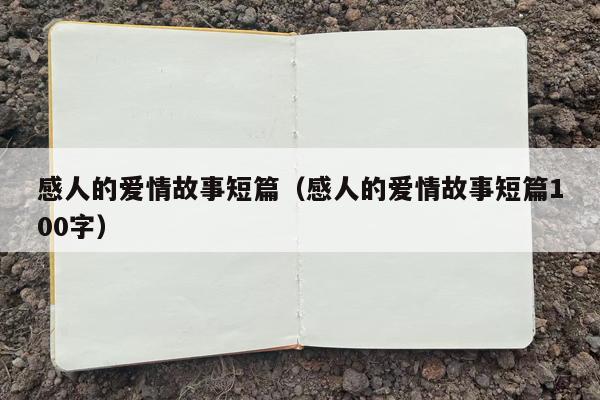 感人的爱情故事短篇（感人的爱情故事短篇100字）
