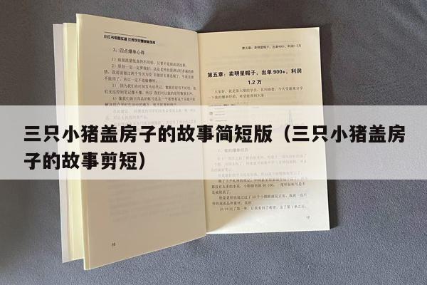 三只小猪盖房子的故事简短版（三只小猪盖房子的故事剪短）
