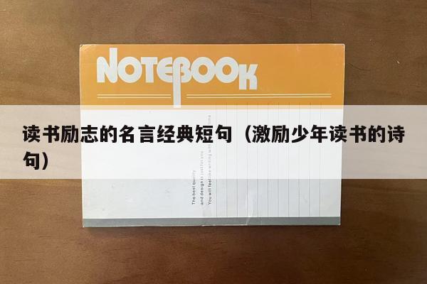 读书励志的名言经典短句（激励少年读书的诗句）