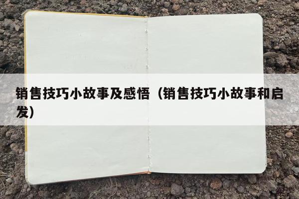 销售技巧小故事及感悟（销售技巧小故事和启发）
